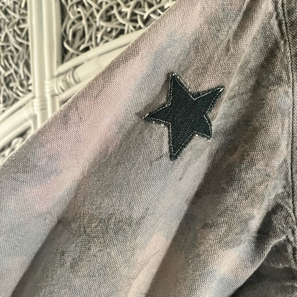 Hand dyed and patched with denim- one of a kind - Picture 2 of 5